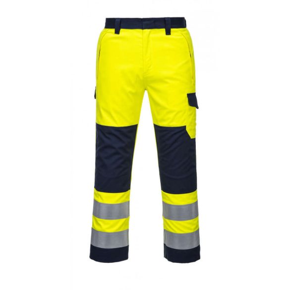 Portwest MV46 - Hi Vis MODAFLAME nadrág - L - sárga