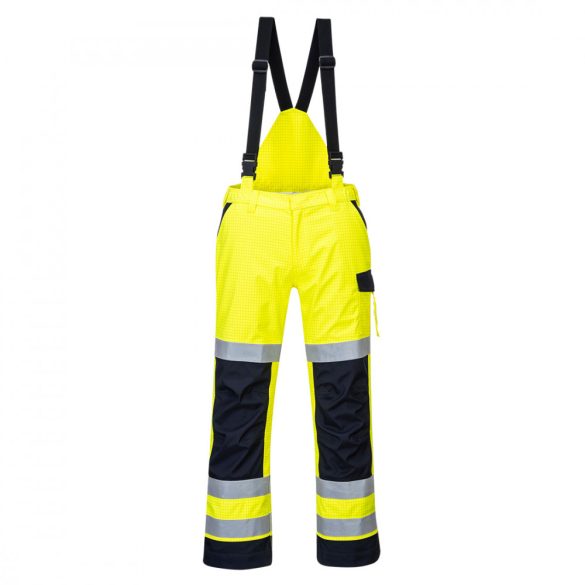 Portwest Modaflame Rain Multi Norm Arc nadrág MV71 - sárga / tengerészkék - 3XL