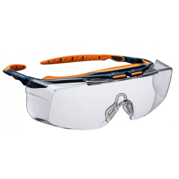 Portwest Peak OTG Safety Glasses PS24 - víztiszta - -