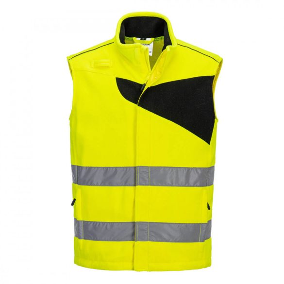 Portwest PW2 Hi-Vis Fleece Bodywarmer PW231 - sárga / fekete - M