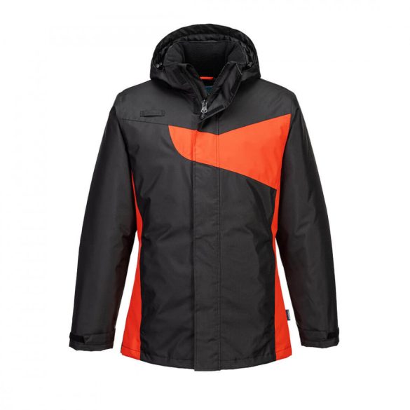 Portwest PW2 Winter Jacket PW260 - fekete / piros - L