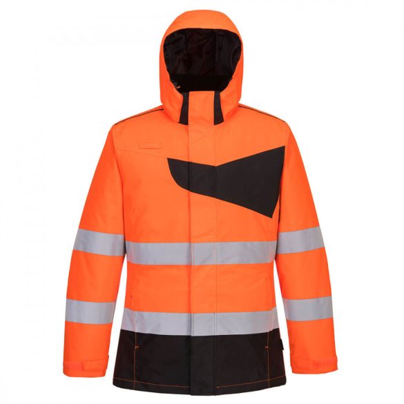 Portwest PW2 Hi-Vis Winter Jacket PW261 - narancs/fekete - S