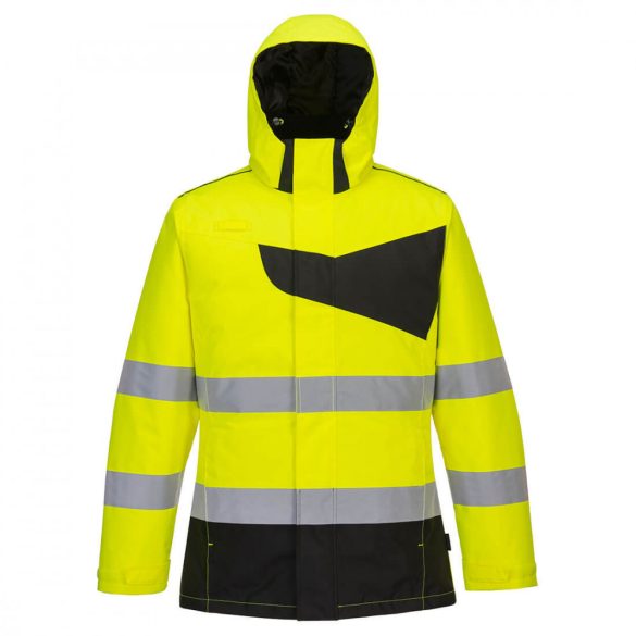 Portwest PW2 Hi-Vis Winter Jacket PW261 - sárga / fekete - L