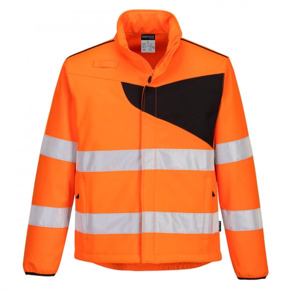 Portwest PW2 Hi-Vis Softshell Jacket (2L) PW275 - narancs/fekete - 4XL