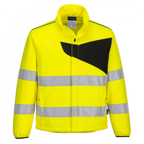 Portwest PW2 Hi-Vis Softshell Jacket (2L) PW275 - sárga / fekete - 4XL