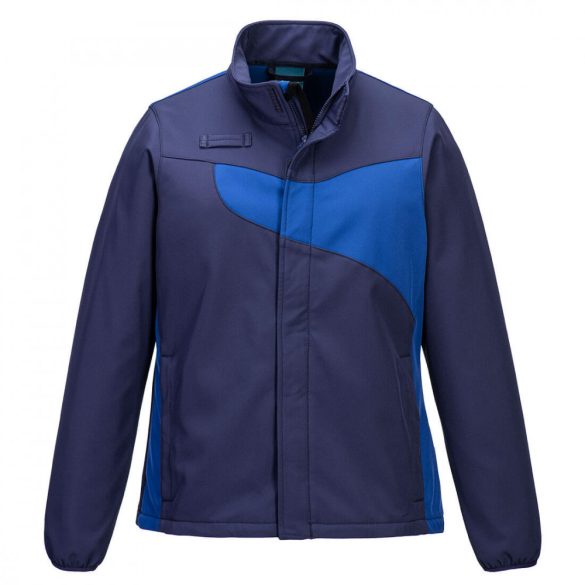 Portwest PW2  női Softshell (2L) PW278 - tengerészkék/piros - L