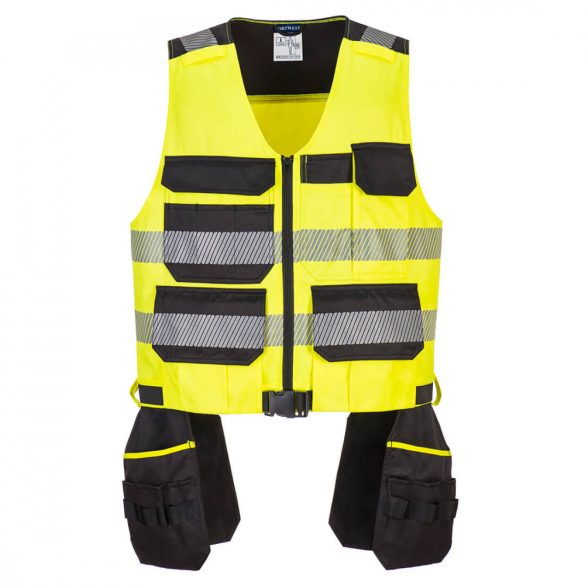 Portwest PW3 Class 1 Tool Vest PW308 - sárga / fekete - M