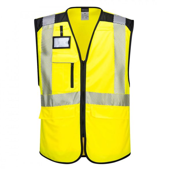 Portwest PW3 Hi-Vis Executive mellény PW309 - sárga / fekete - 3XL