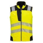   Portwest Hi-Vis Softshell Gilet PW325 - sárga / fekete - 4XL