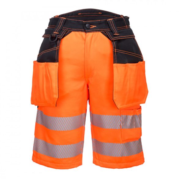 Portwest PW3 Hi-Vis rövidnadrág PW343 - narancs/fekete - 30 (S)