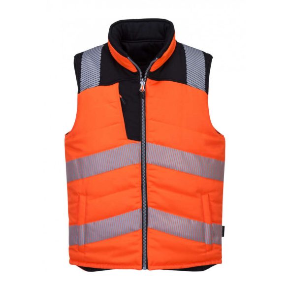 Portwest PW374 - PW3 Hi-Vis kifordítható mellény - XXL - narancs/fekete