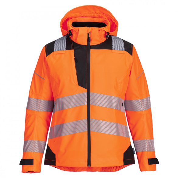 Portwest PW3 Hi-Vis női esőkabát PW389 - narancs/fekete - 2XL