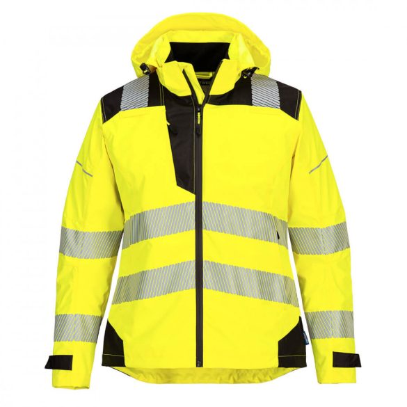 Portwest PW3 Hi-Vis női esőkabát PW389 - sárga / fekete - L