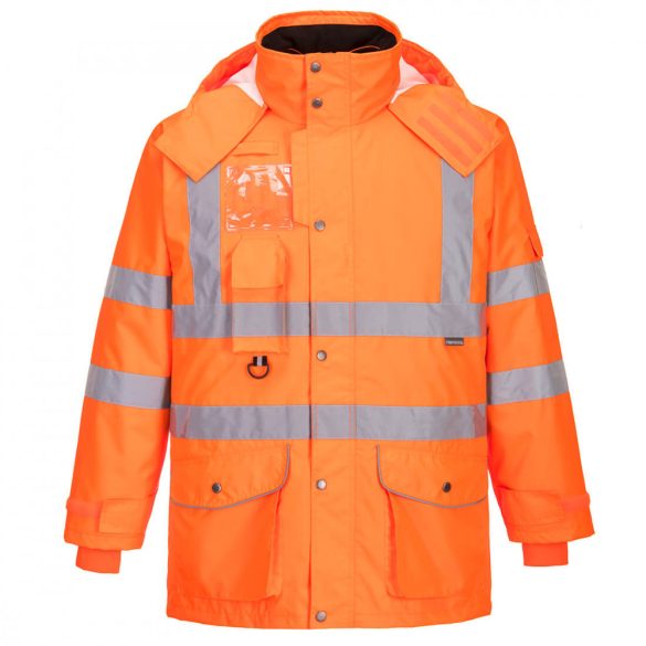 Portwest Hi-Vis 7-in-1 kabát GO/RT RT27 - narancs - 5XL