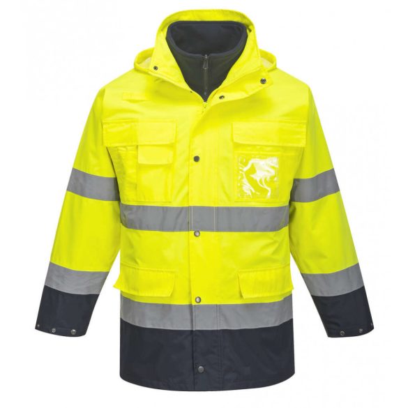 Portwest S162 - Hi-Vis Lite 3 in 1 kabát - L - sárga