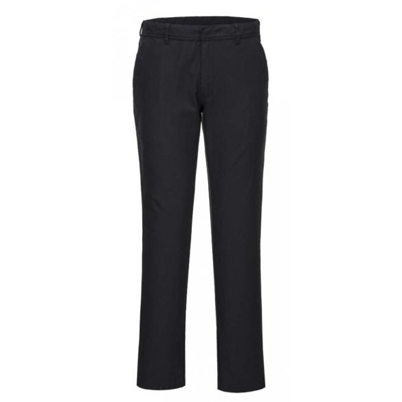 Portwest S232 - Stretch Slim Chino nadrág - 28 - fekete