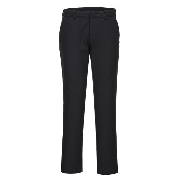 Portwest Women's Slim Fit Chino Pants-S235-fekete-32 (M)