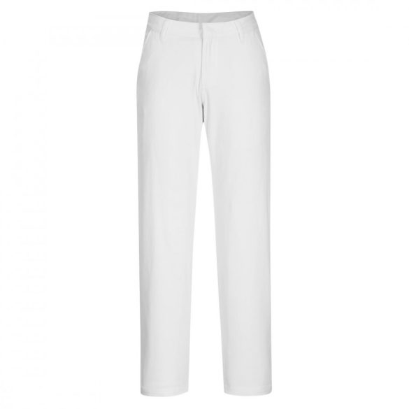 Portwest Women's Slim Fit Chino Pants S235 - fehér - 26 (S)