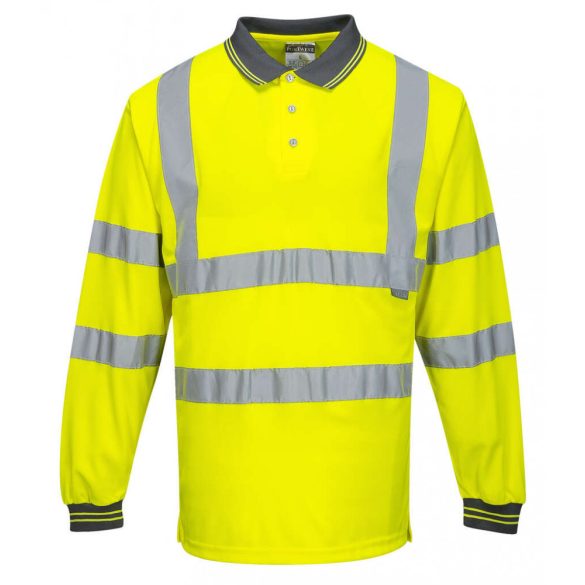 Portwest S277 - Hi-Vis hosszú ujjú pólóing - 4XL - sárga