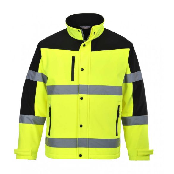 Portwest S429 - Kéttónusú Softshell kabát - M - sárga