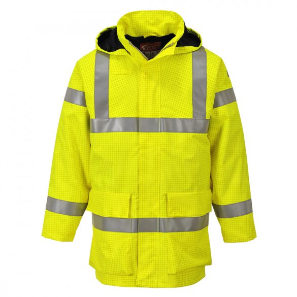 Portwest Bizflame Rain Hi-Vis antisztatikus FR esődzseki S774 - sárga - 4XL