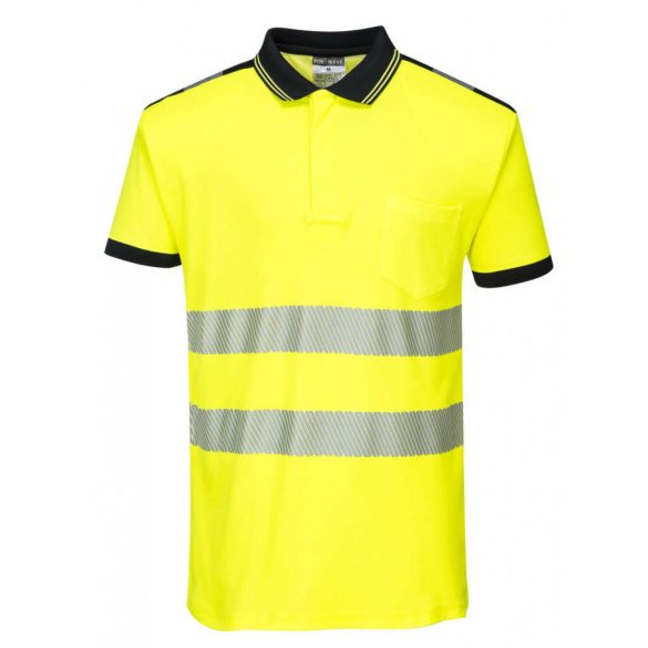 Portwest T180 - Jól láthatósági Vision pólóing - 4XL - sárga/fekete