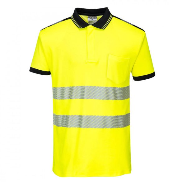 Portwest Jól láthatósági Vision pólóing T180 - sárga / fekete - 5XL