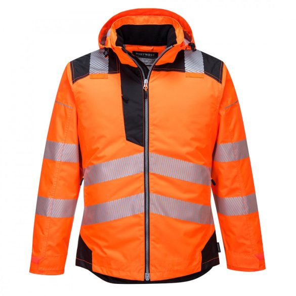 Portwest Vision Hi-Vis télikabát T400 - narancs/fekete - XS