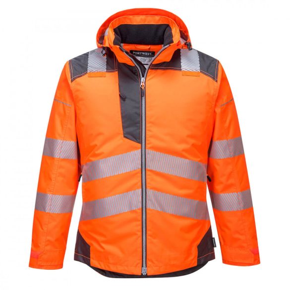 Portwest Vision Hi-Vis télikabát T400 - narancs/szürke - M