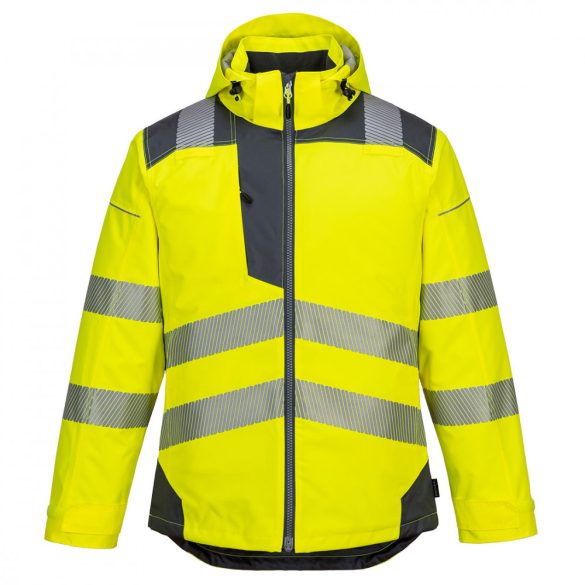 Portwest Vision Hi-Vis télikabát T400 - sárga / szürke - 2XL