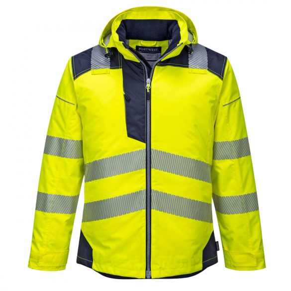 Portwest Vision Hi-Vis télikabát T400 - sárga / tengerészkék - L