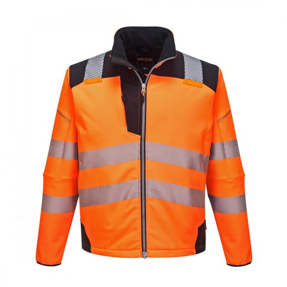 Portwest Vision Hi-Vis softshell kabát T402 - narancs/fekete - XS