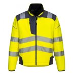   Portwest Vision Hi-Vis softshell kabát T402 - sárga/szürke - 2XL