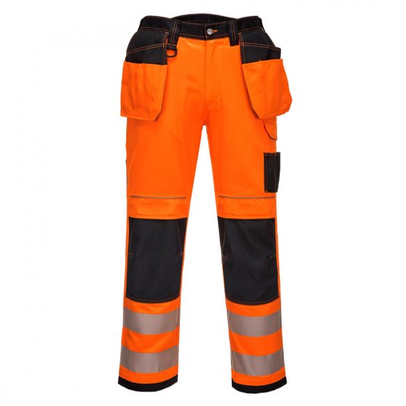 Portwest Vision Hi-Vis nadrág T501 - narancs/fekete - 28 (XS)