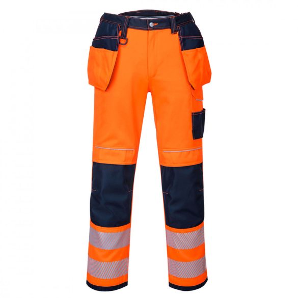 Portwest Vision Hi-Vis nadrág T501 - narancs / tengerészkék - 41 (XL)