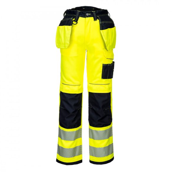 Portwest Vision Hi-Vis nadrág T501 - sárga / fekete - 28 (XS)