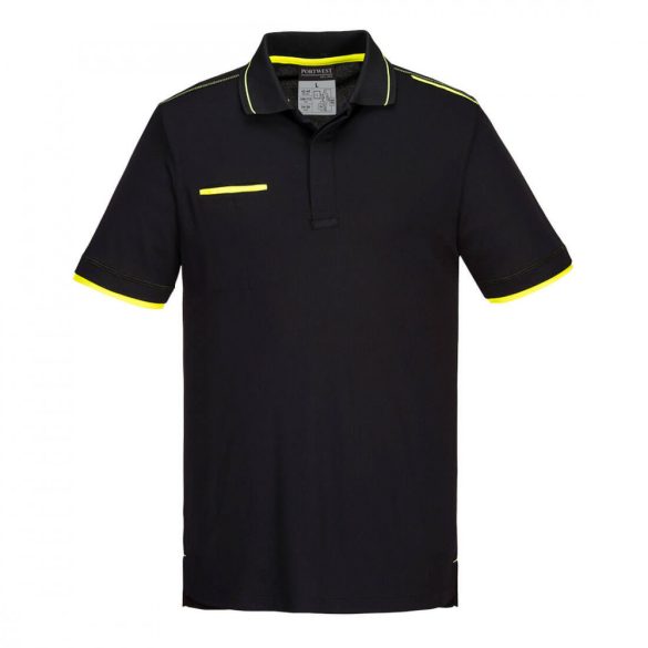 Portwest WX3 Eco Polo T722 - fekete - L