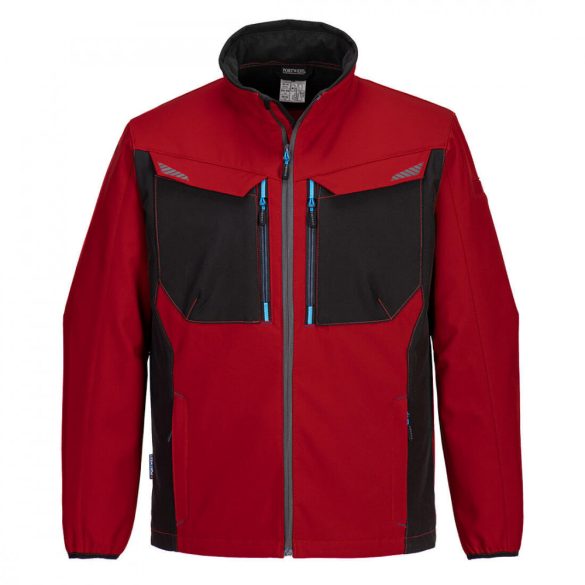 Portwest WX3 Softshell kabát-T750-sötét piros-L