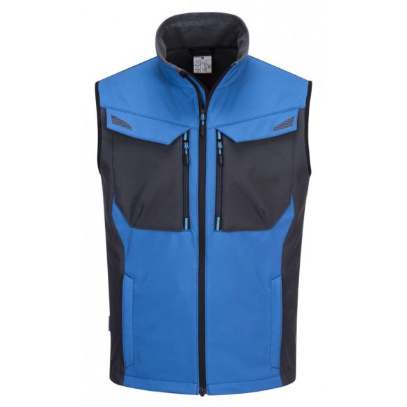 Portwest T751 - WX3 Softshell mellény - L - perzsakék