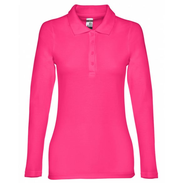 TH Clothes BERN WOMEN hosszú ujjú galléros póló TH-BERW fuchsia S