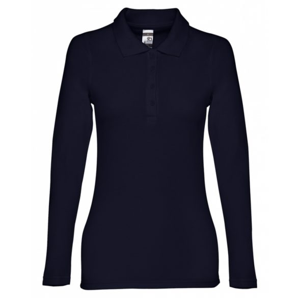 TH Clothes BERN WOMEN hosszú ujjú galléros póló TH-BERW navy L