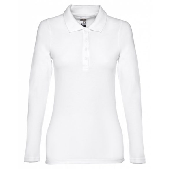 TH Clothes BERN WOMEN hosszú ujjú galléros póló TH-BERW white S